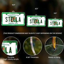Load image into Gallery viewer, Personalized New Driver Acrylic Ornament Gift for Teen Car Plate
