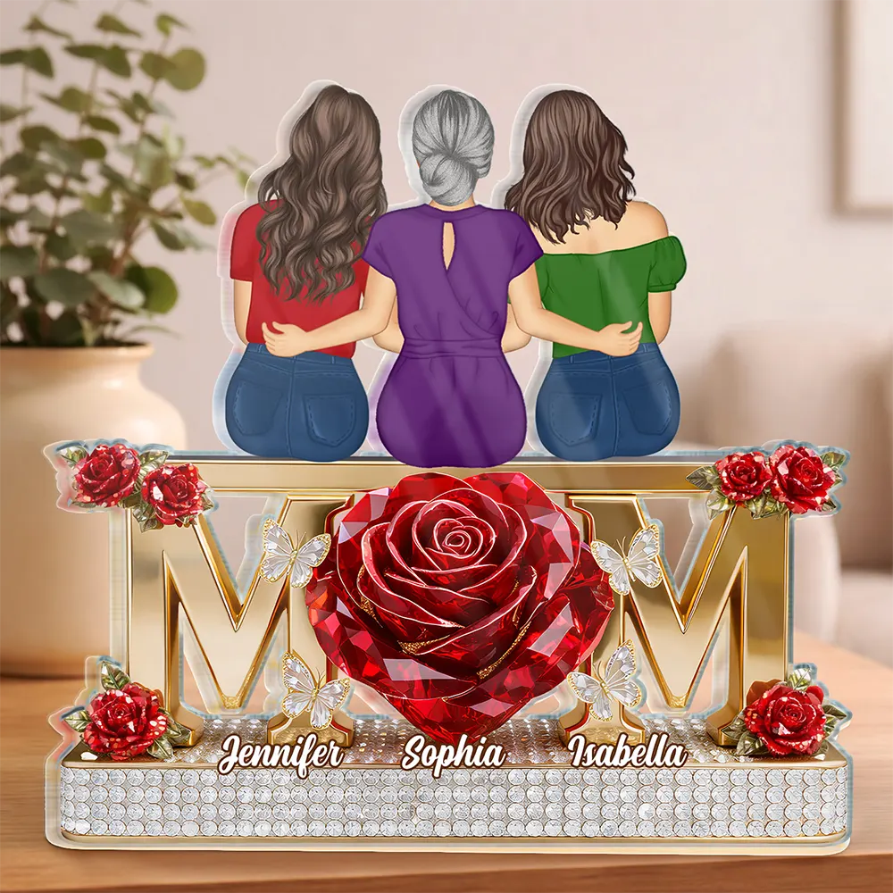 Personalized Mom Acrylic Plaque for Family - Mother's Day Gift Plaque MagicInPrints