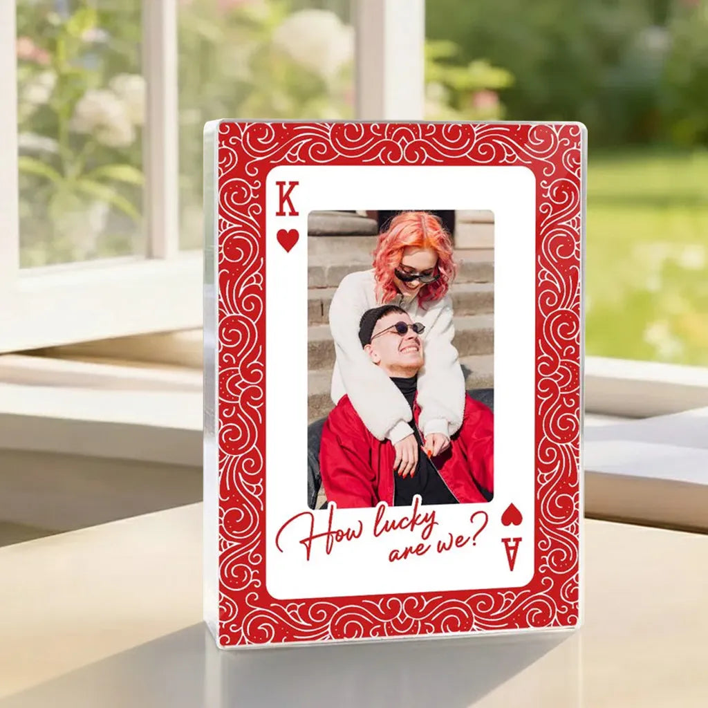 Personalized Photo Acrylic Block for Couples - Romantic Gift Plaque MagicInPrints
