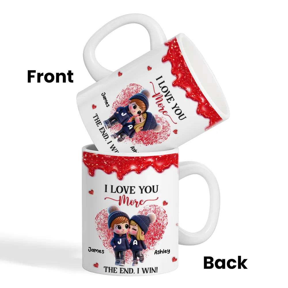 Personalized Romantic Couple Mug for Partners - Love Gift Cup MagicInPrints
