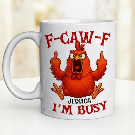 Personalized Funny Chicken Mug for Adults - Humor Gift Cup MagicInPrints