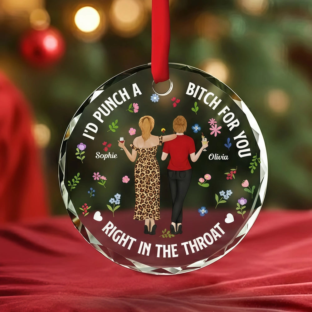 Personalized Friendship Ornament for Best Friends - Humorous Gift Ornament MagicInPrints