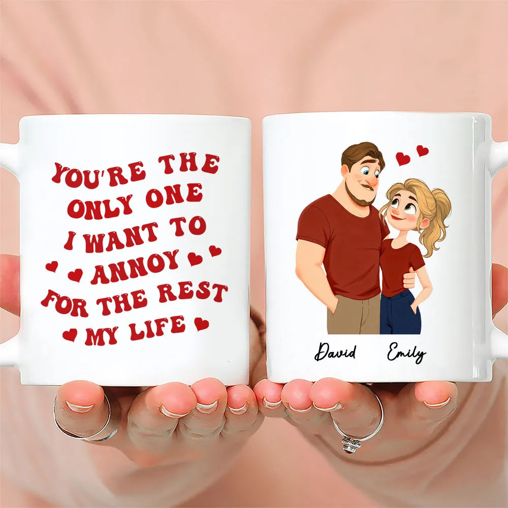 Personalized Couples Mug Set for Him and Her - Funny Anniversary Gift Cup MagicInPrints