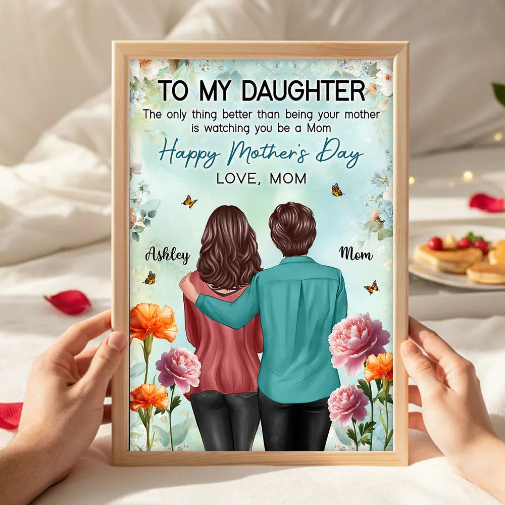 Personalized Mother's Day Canvas for Daughter - Sentimental Gift from Mom Poster or Canvas MagicInPrints