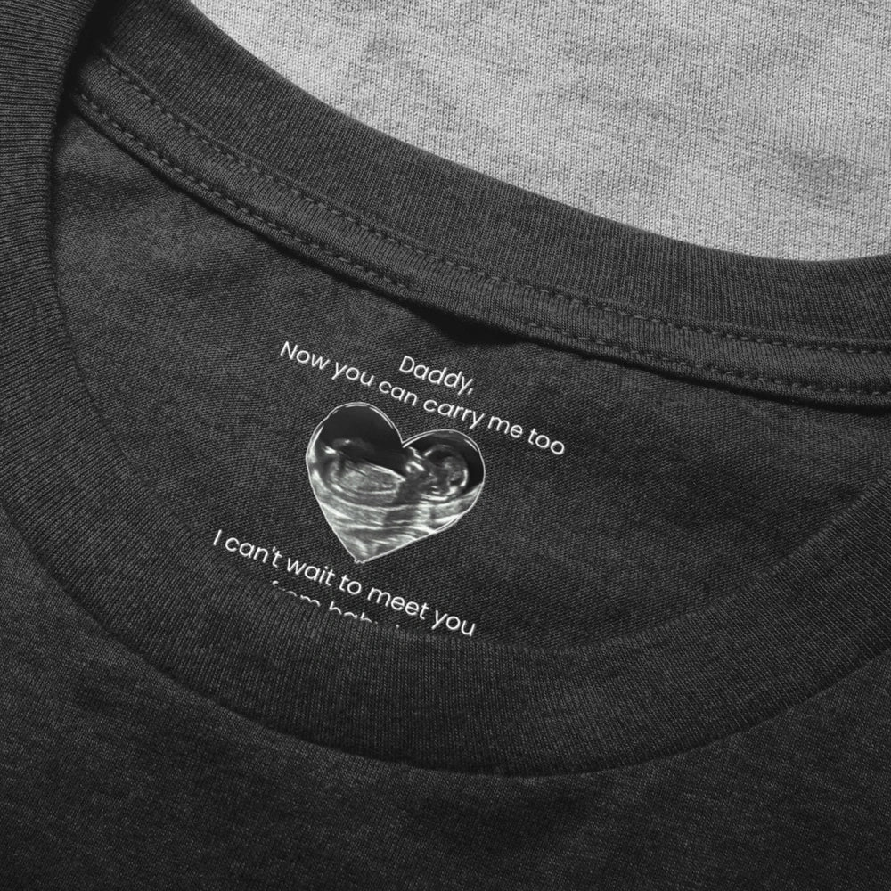 Personalized Baby Announcement T-Shirt for Dad - Sentimental Gift for Expecting Fathers Cloth MagicInPrints