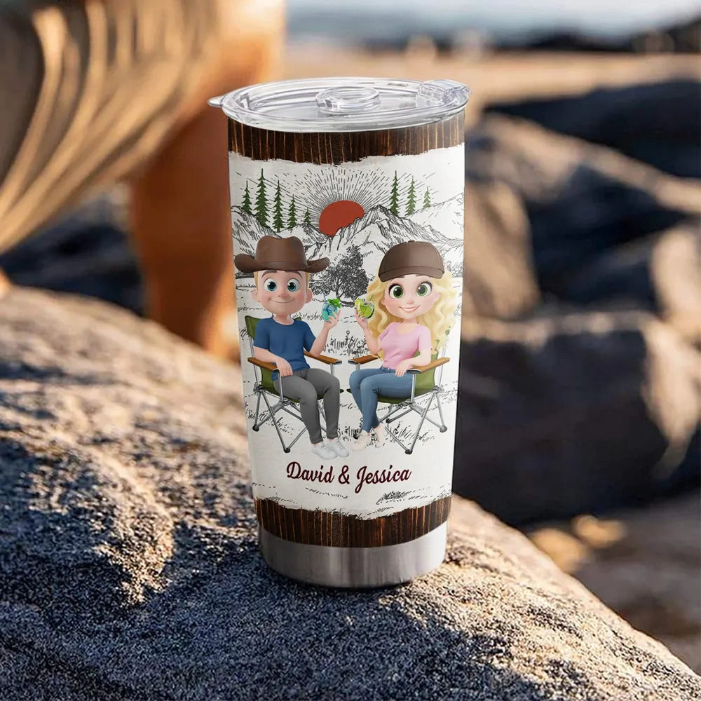 Personalized Couple Tumbler for Seniors - Sentimental Gift for Anniversaries Cup MagicInPrints