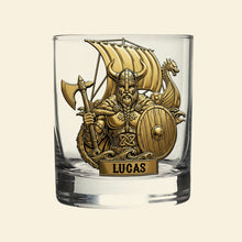 Load image into Gallery viewer, True Warriors Whiskey Glass - Personalized Gift for Viking Lovers Whiskey Glass MagicInPrints
