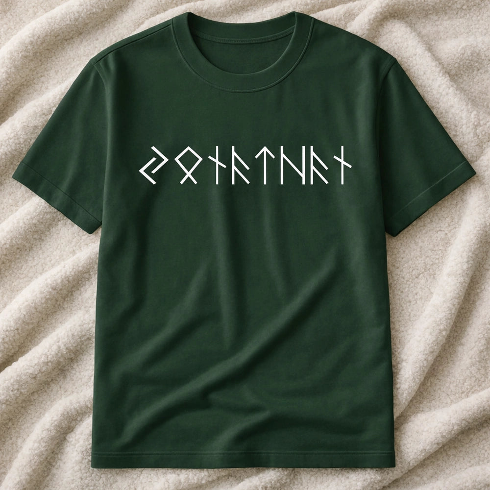 Custom Rune T-Shirt for Men - Casual Nordic Design Cloth MagicInPrints