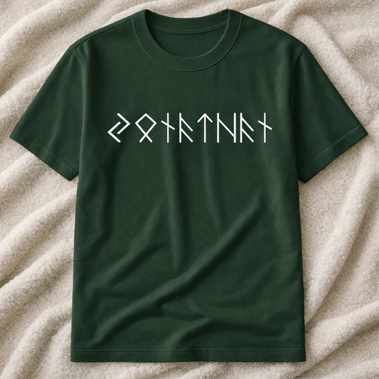 Custom Rune T-Shirt for Men - Casual Nordic Design Cloth MagicInPrints
