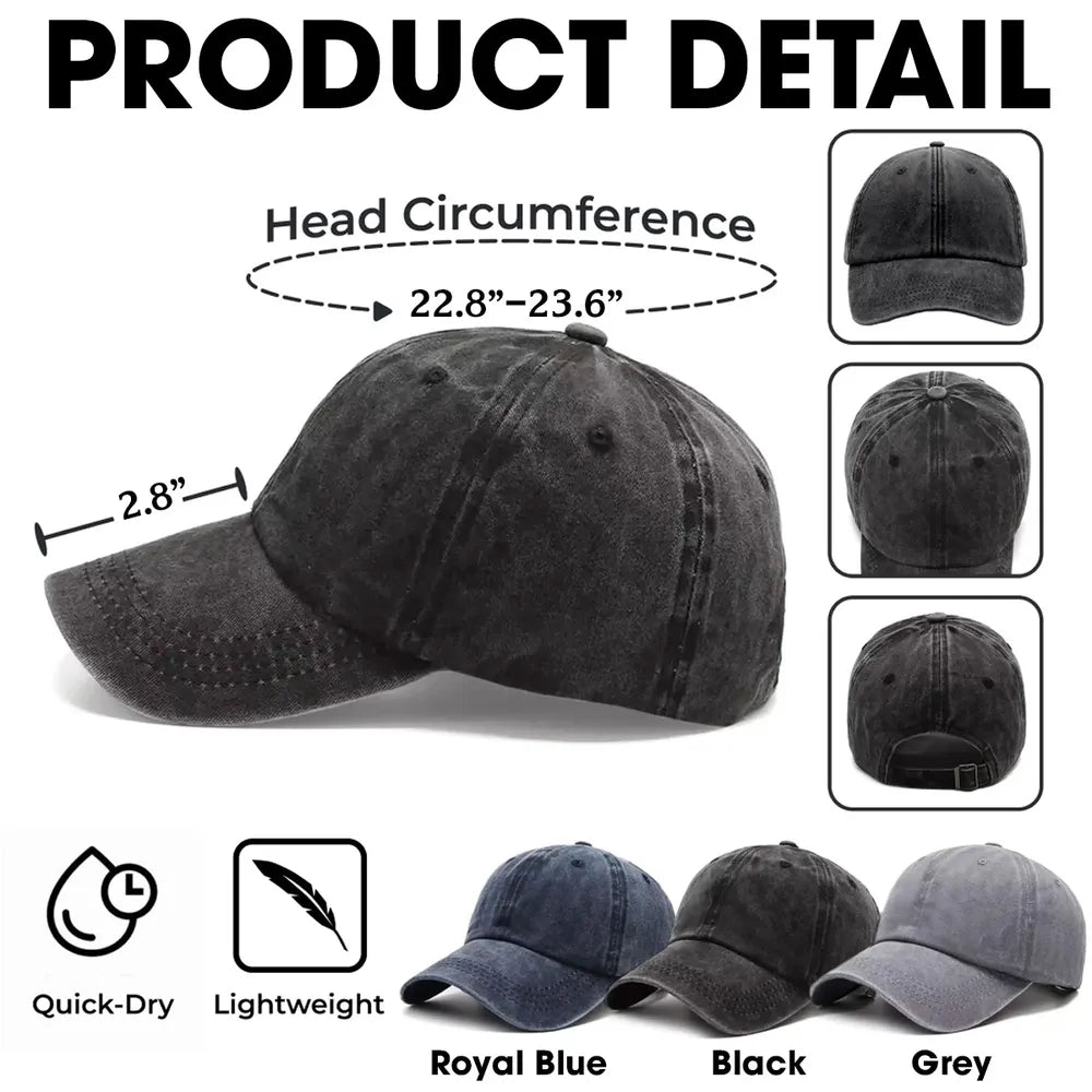Personalized Dad Hat for Papa - Custom Names Father's Day Gift Hat MagicInPrints