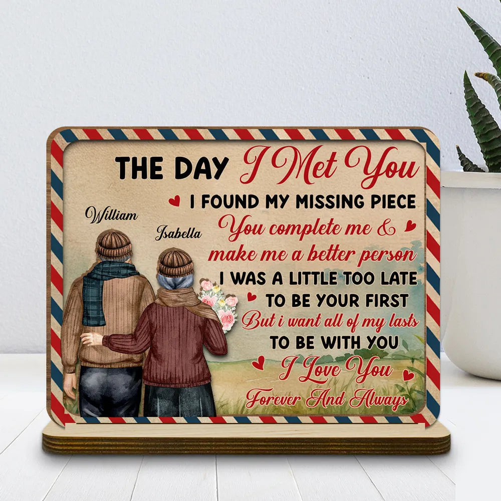 Personalized Romantic Plaque for Couples - Sentimental Gift for Anniversaries Plaque MagicInPrints