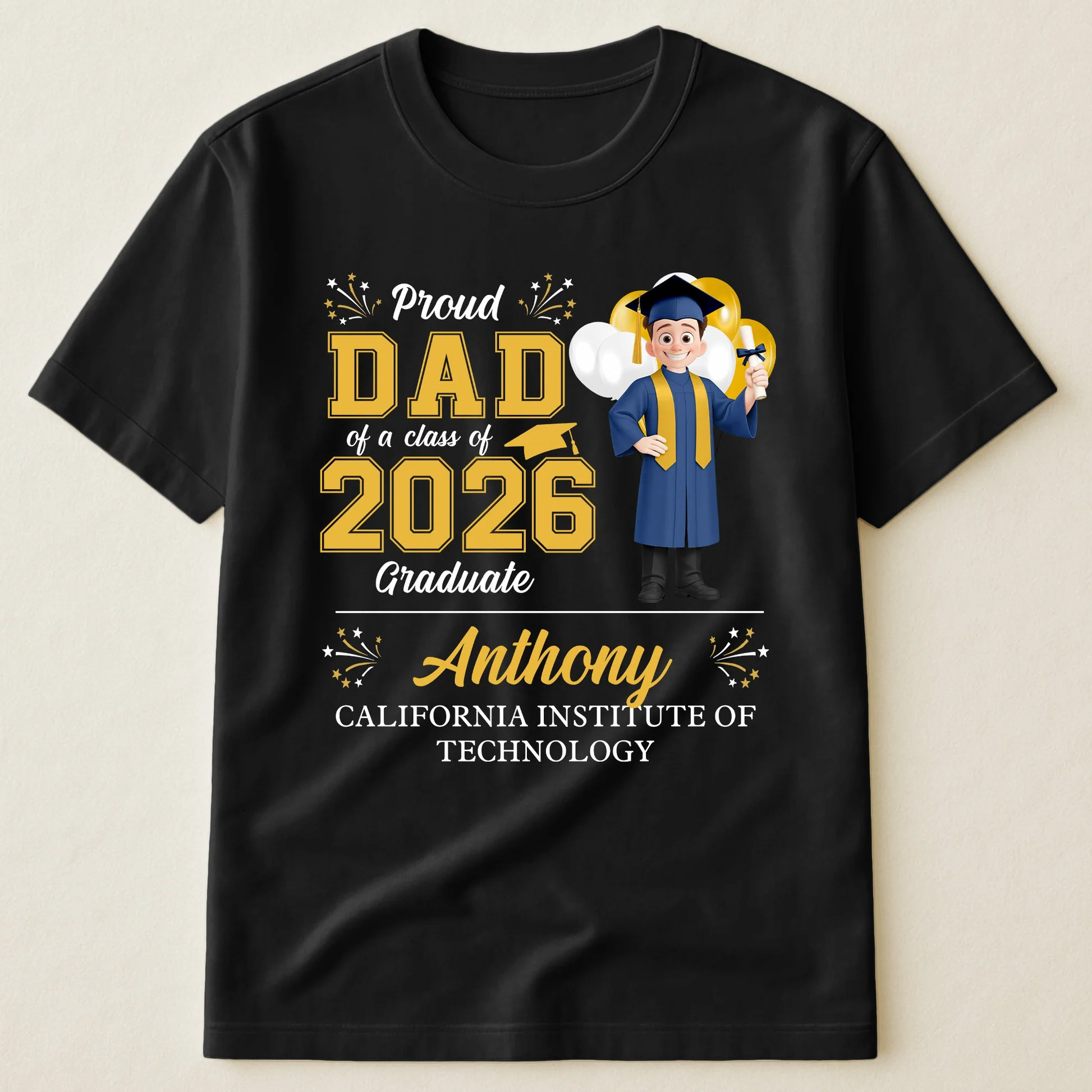 Custom Family Graduation T-Shirt Set for Class of 2026 - Celebrate Graduation Day Cloth MagicInPrints