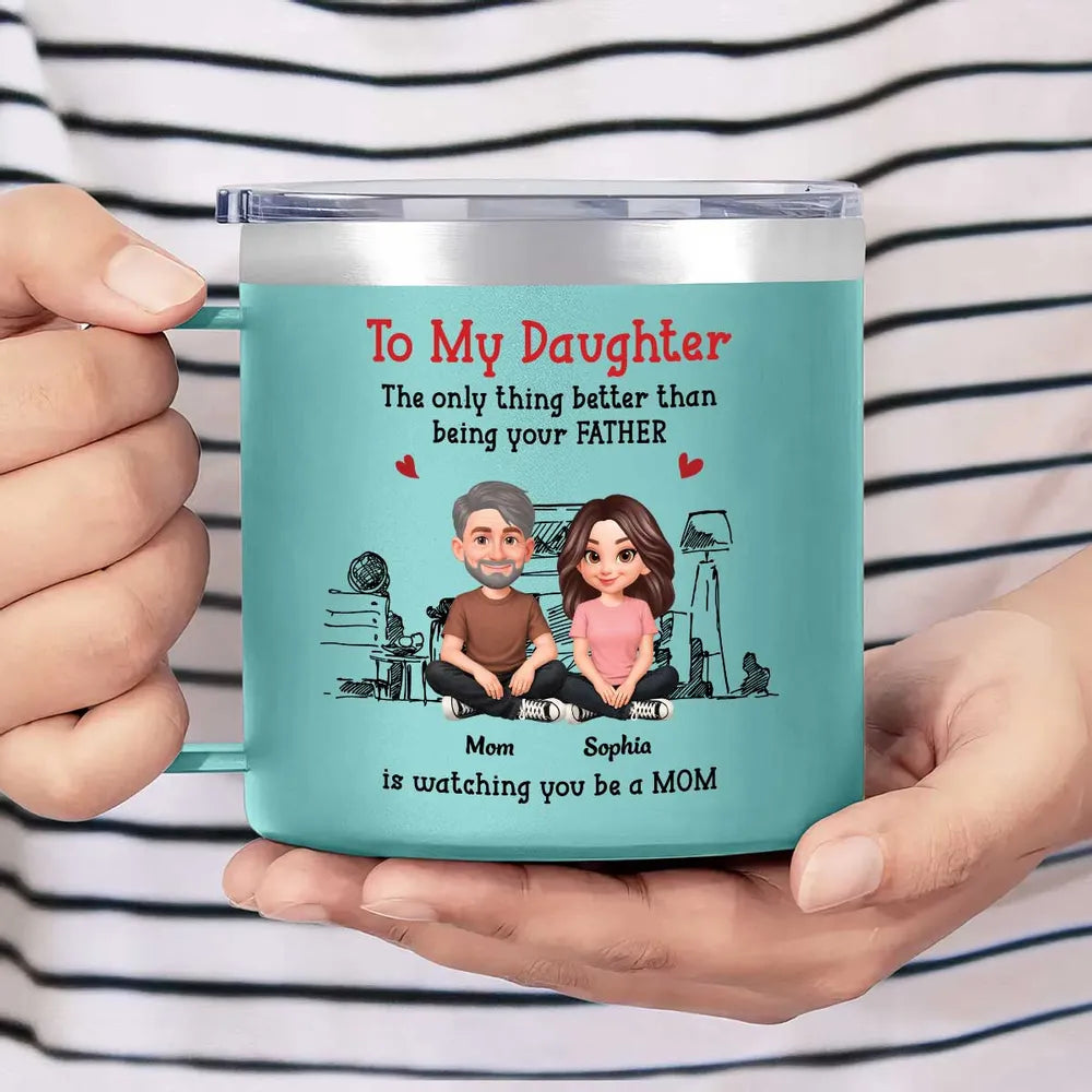 Personalized Mug for Daughter - Heartfelt Message from Mom - Sentimental Gift Cup MagicInPrints