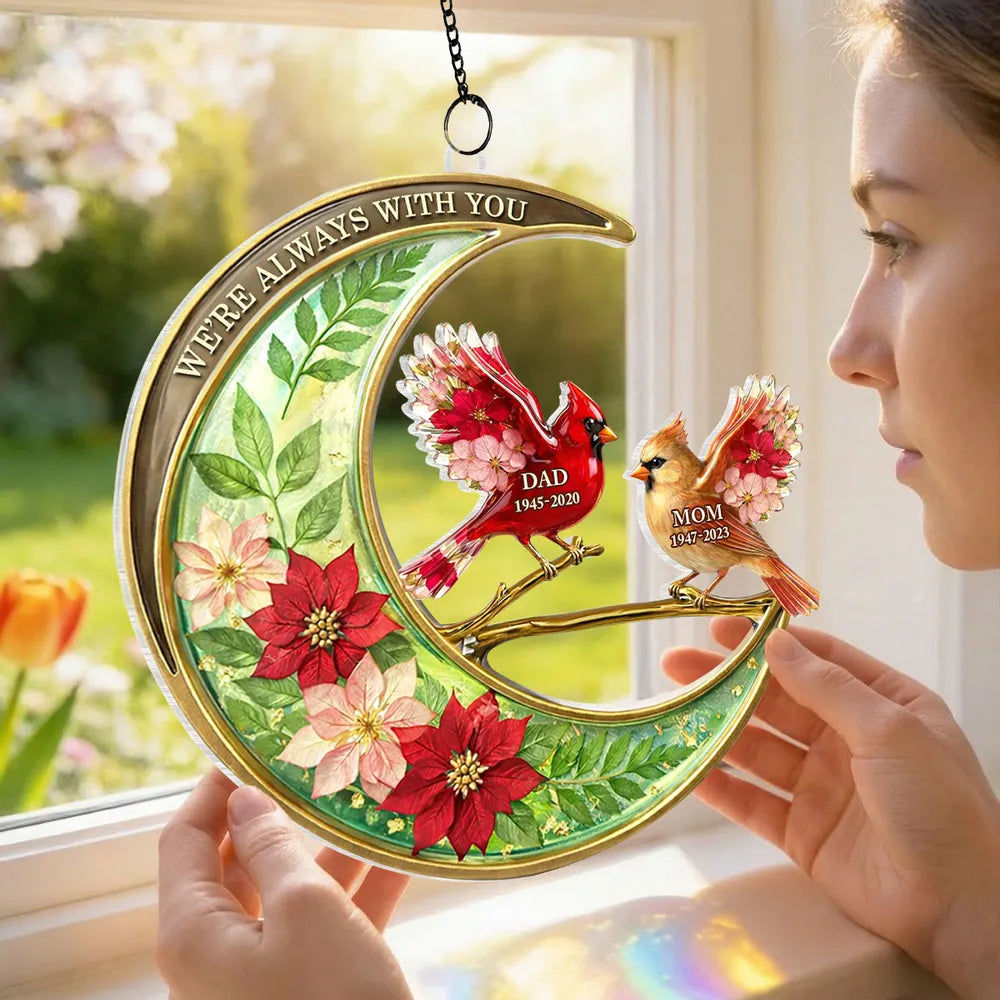 Personalized Memorial Cardinal Ornament for Dad - Remembrance Gift Ornament MagicInPrints
