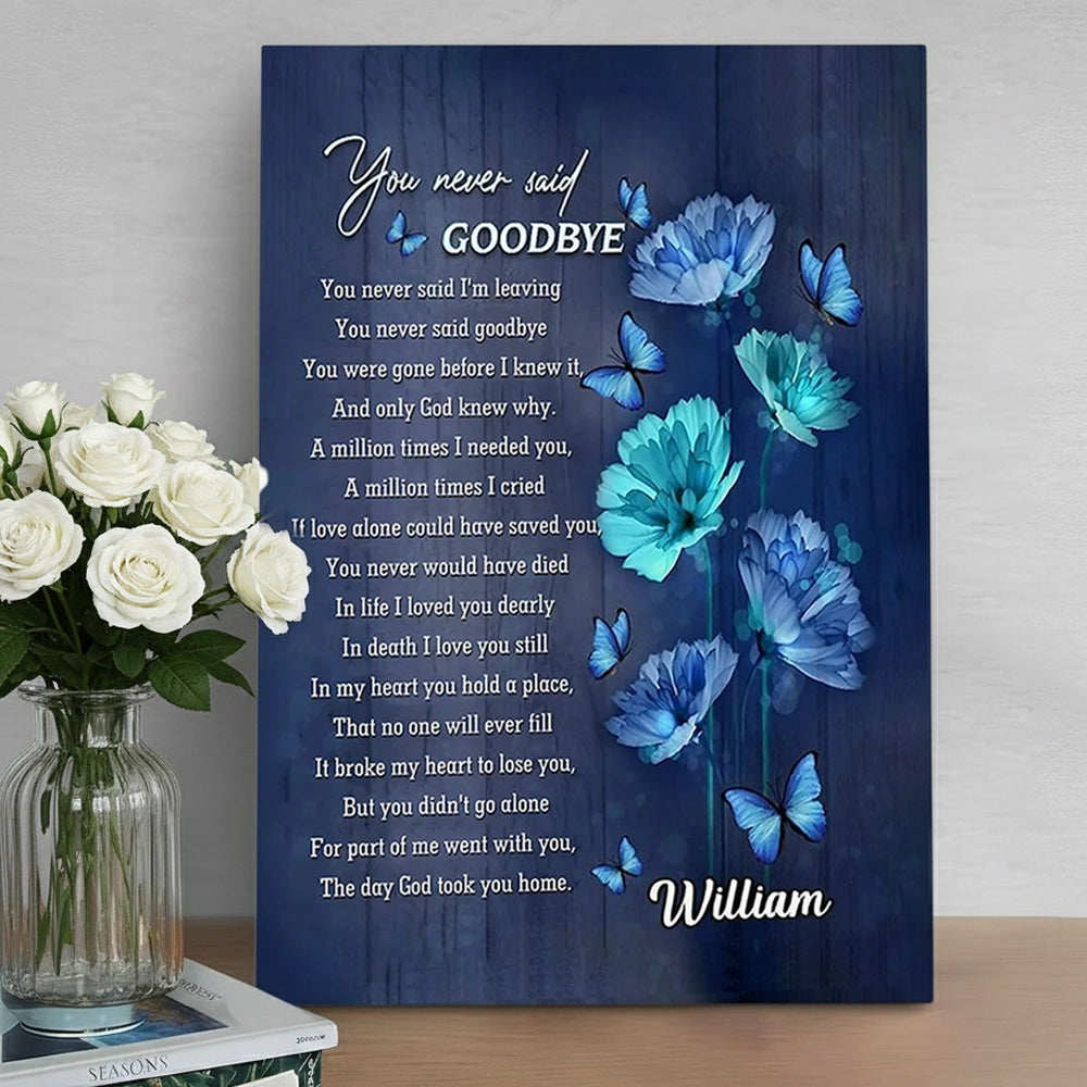 Personalized Memorial Canvas Art for Loved Ones - Sentimental Tribute Poster or Canvas MagicInPrints