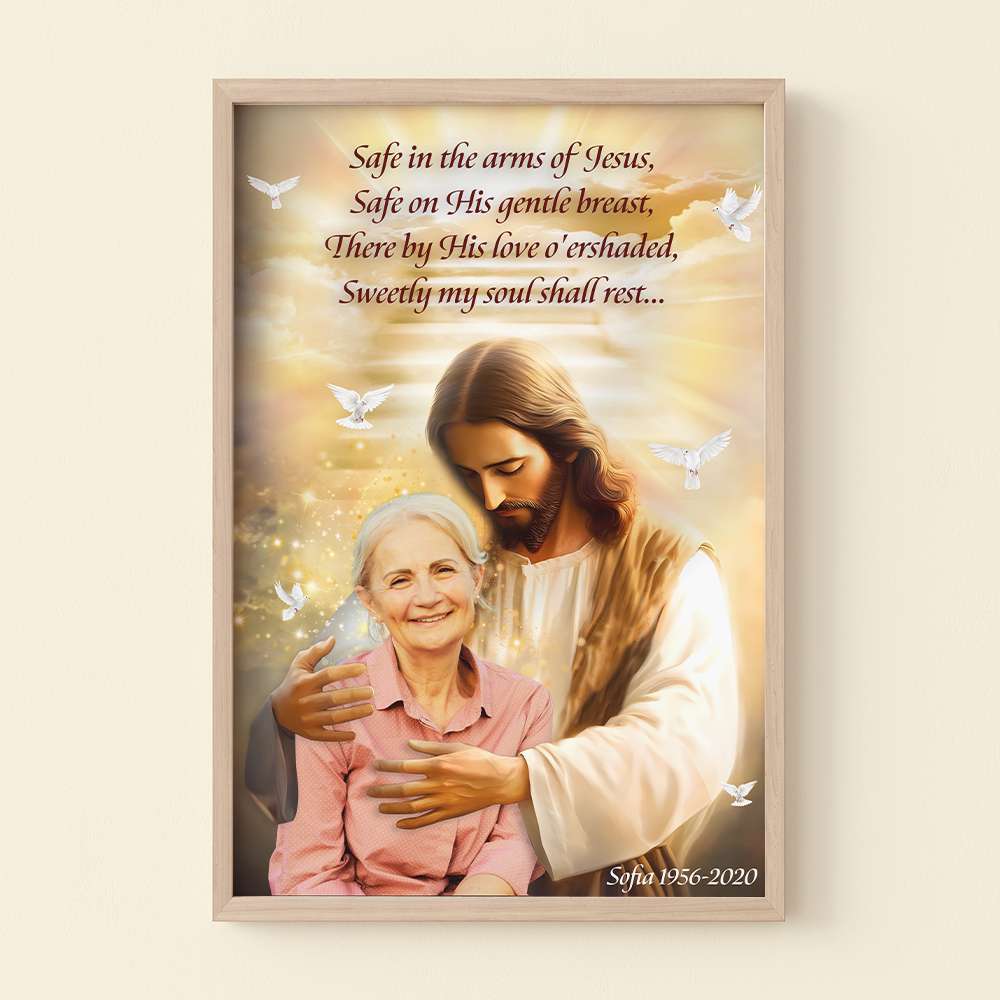 Personalized Jesus Canvas Print - Custom Photo Gift Poster & Canvas PopCulturePrints