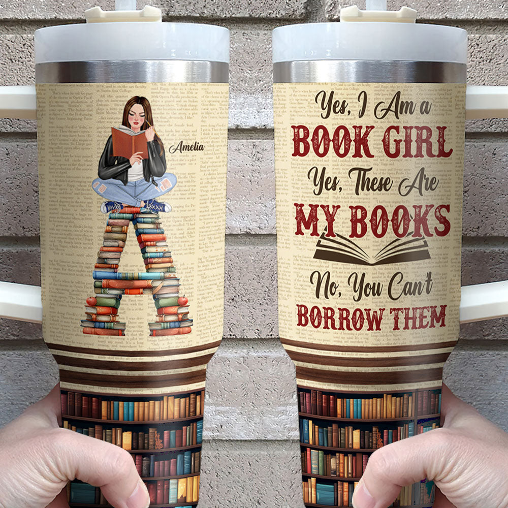 Personalized Tumbler for Book Lovers - Customizable Gift for Readers Tumbler Cup PopCulturePrints