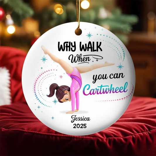 Personalized Gymnastics Ornament for Kids - Christmas Keepsake Ornament MagicInPrints