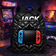 Load image into Gallery viewer, Personalized Kids School Backpack Gamer Controller Gift Idea
