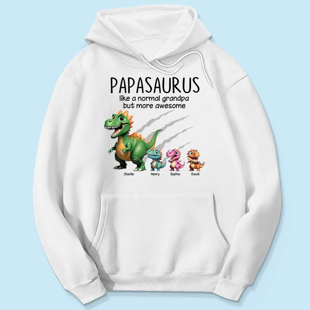 Personalized Papasaurus T-Shirt for Grandpa - Fun Family Gift Cloth MagicInPrints