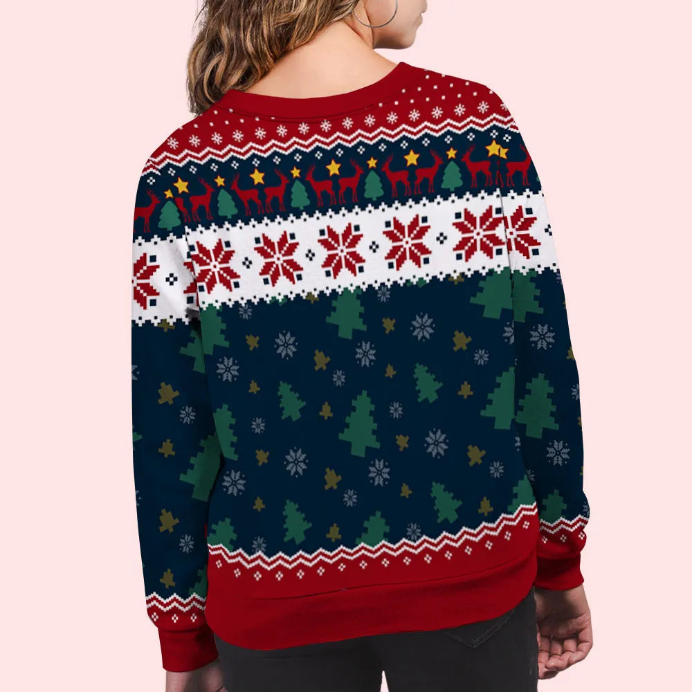 Personalized Grandma's Cookies Christmas Sweater - Family Holiday Gift Cloth MagicInPrints
