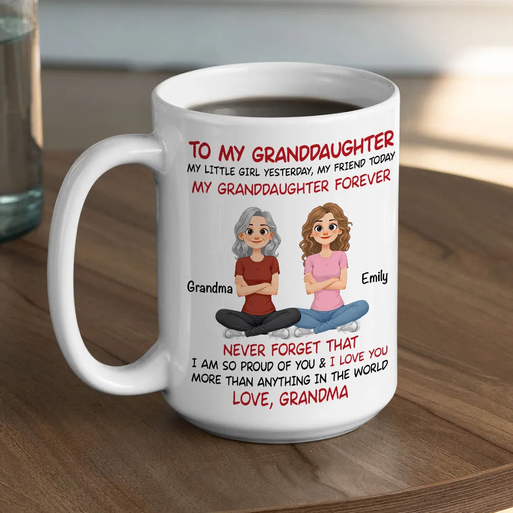Personalized Grandma to Granddaughter Mug - Sentimental Gift for Special Occasions Cup MagicInPrints