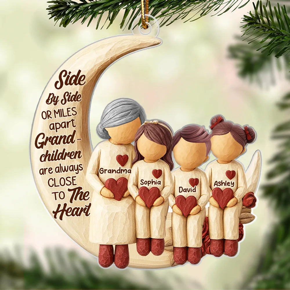Personalized Grandparent-Grandchild Ornament - Sentimental Family Keepsake Ornament MagicInPrints