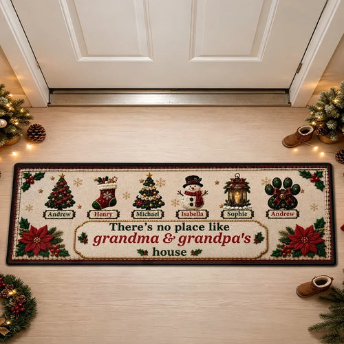 Personalized Doormat with Grandma & Grandpa's House Design Gift for Family