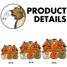 Load image into Gallery viewer, Personalized Halloween Wooden Sign for Grandparents Family Gift

