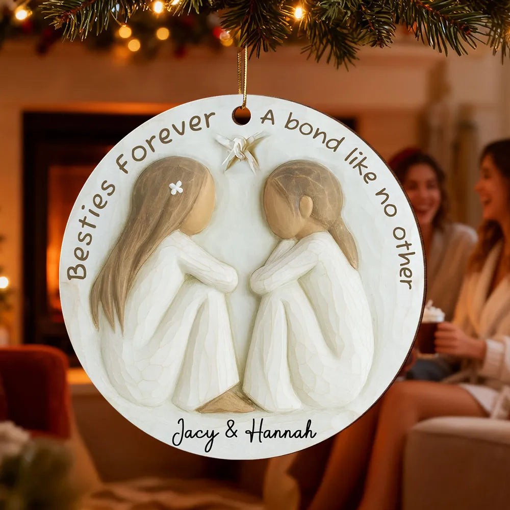 Personalized Best Friends Ornament - Sentimental Gift for Friendship Ornament MagicInPrints