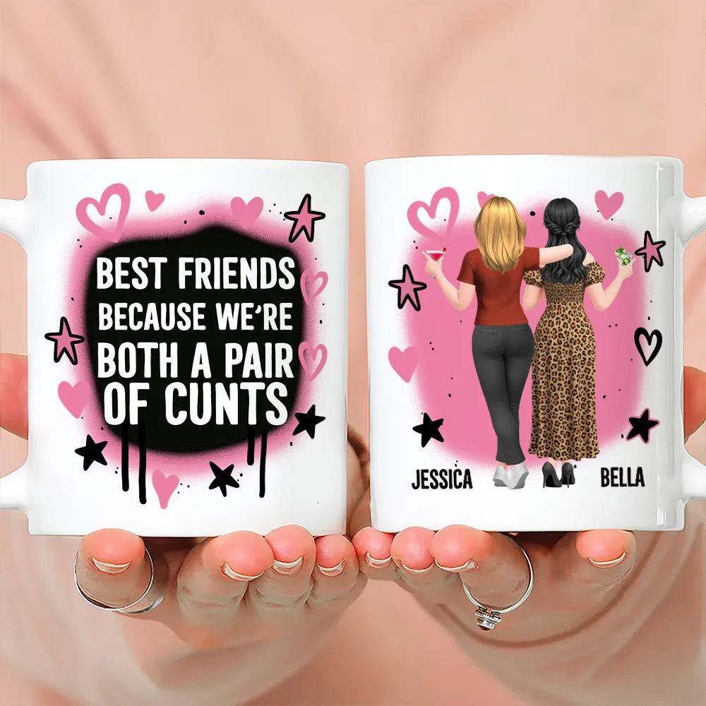 Personalized Best Friends Mug for Women - Funny Friendship Gift Cup MagicInPrints