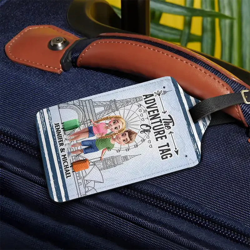 Personalized Luggage Tag for Couples - Travel Adventure Gift Travel Gear MagicInPrints