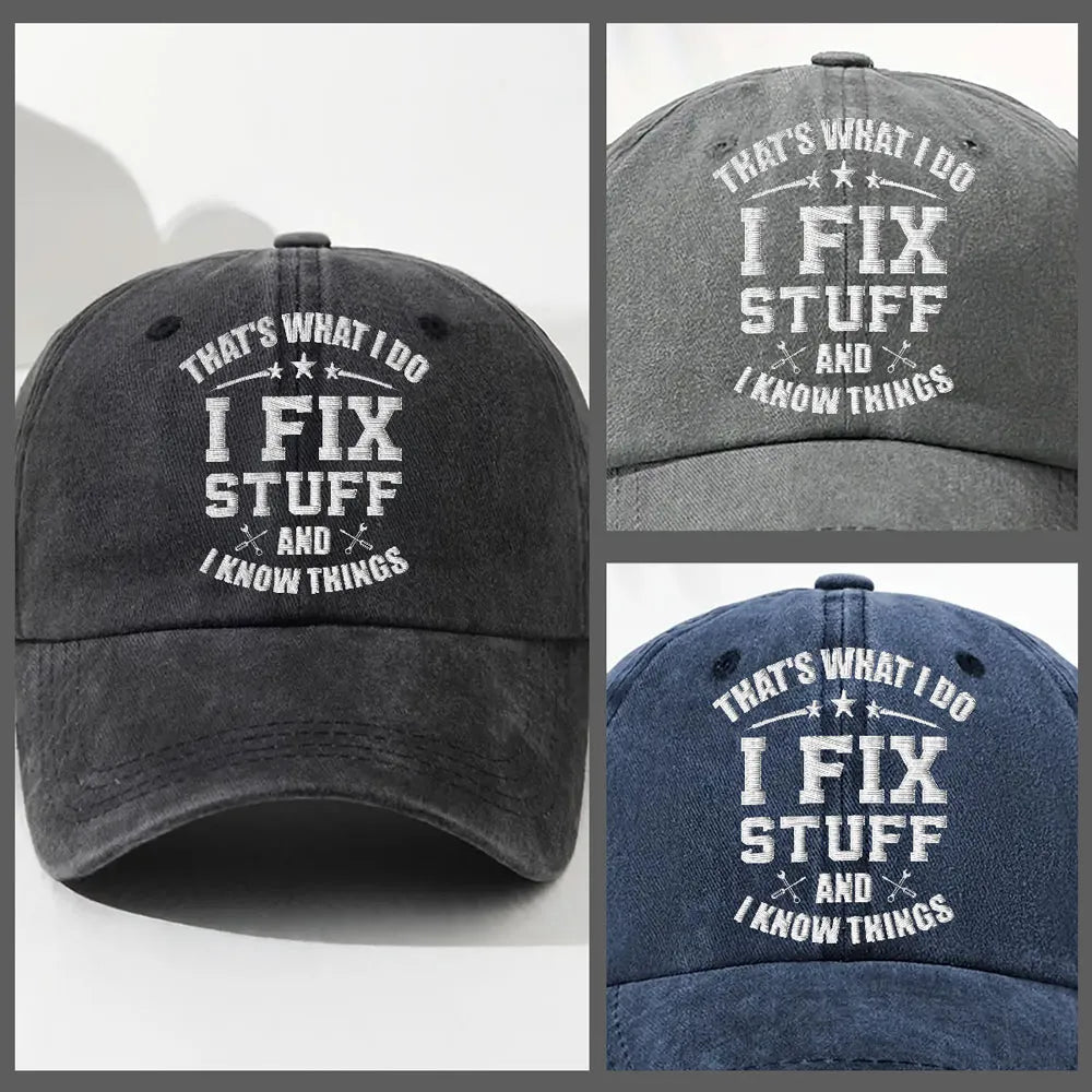 Custom Embroidered Dad Hat for Handymen - Funny Gift Hat MagicInPrints