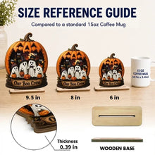 Load image into Gallery viewer, Personalized Ghost Family Wooden Plaque Halloween Gift for Parents
