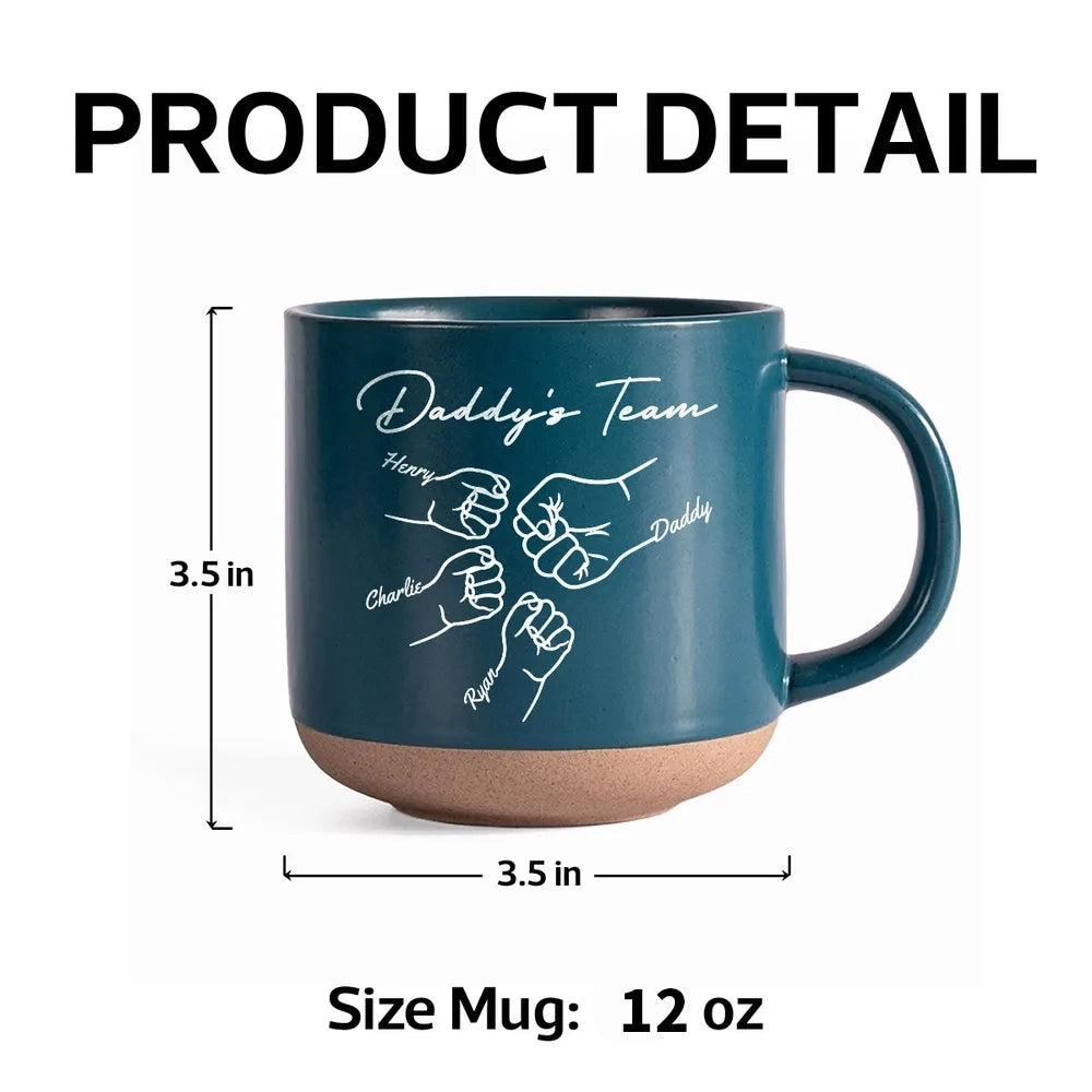 Personalized Family Mug for Dad - Custom Names Coffee Cup - Father's Day Gift Cup MagicInPrints