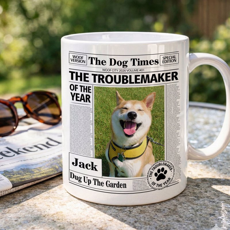Personalized Dog Mug for Pet Lovers - Funny Gift for Dog Owners Cup MagicInPrints