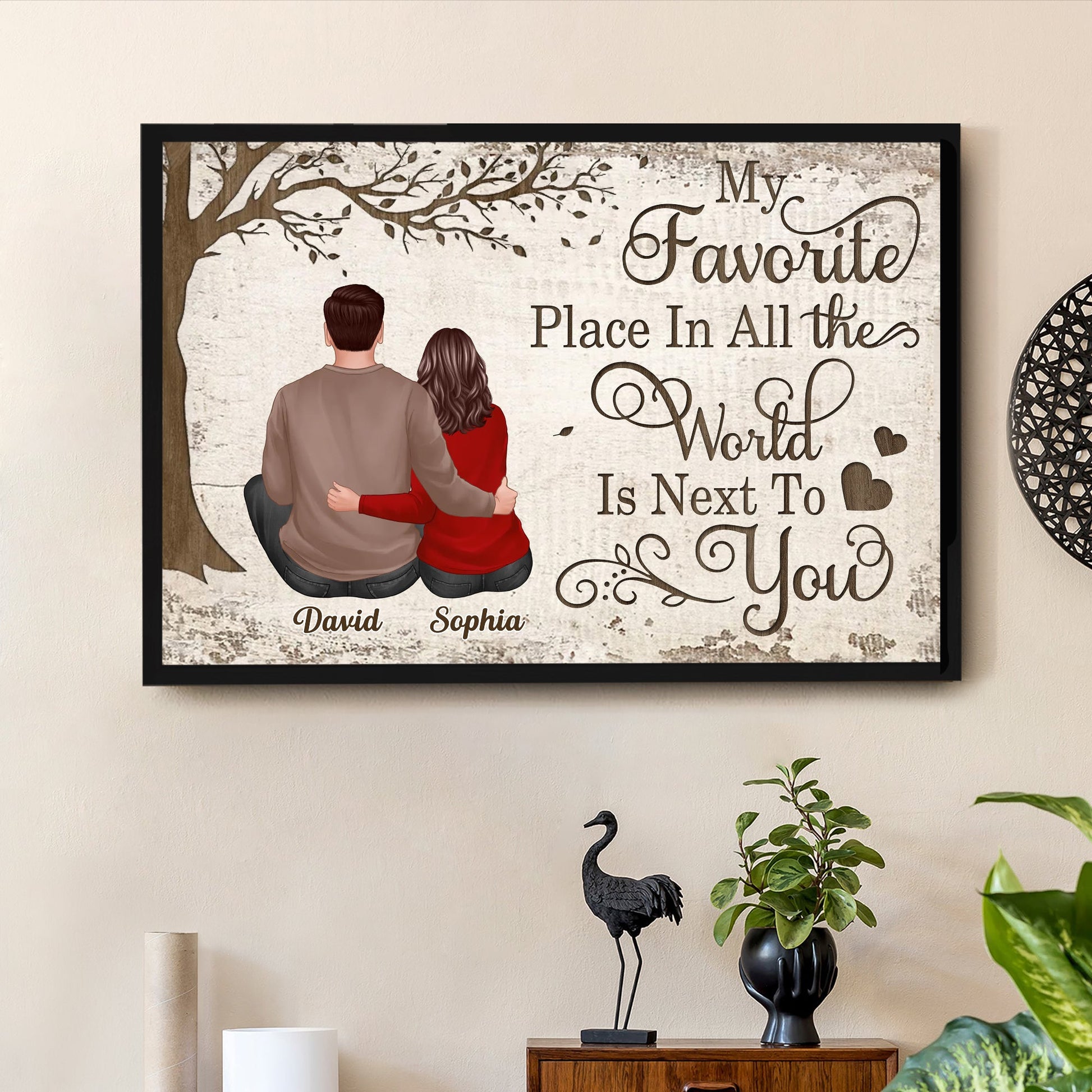 Personalized Music Plaque for Couples - Romantic Gift for Christmas Fridge Magnet MagicInPrints