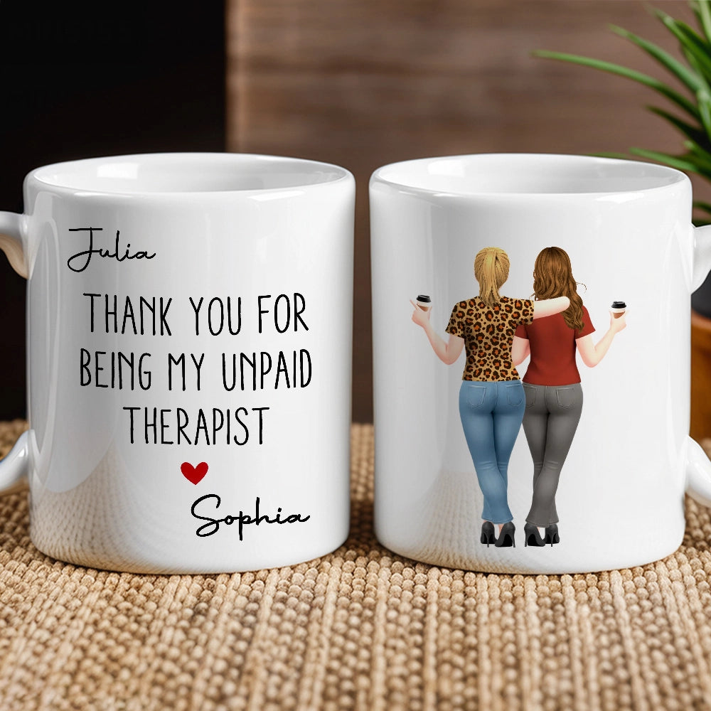 Personalized Friendship Mug for Best Friends - Thank You Gift Cup MagicInPrints