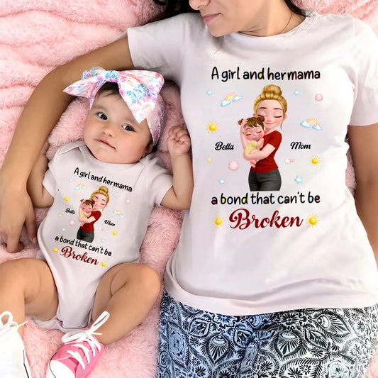 Personalized Mother-Daughter Matching T-Shirts - Sentimental Gift Cloth MagicInPrints