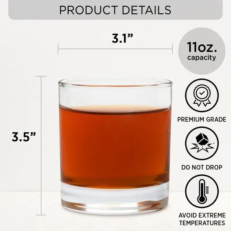 Personalized Whiskey Glass for Brothers - Sentimental Gift for Friendship Cup MagicInPrints