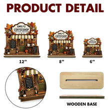 Load image into Gallery viewer, Personalized 2-Layer Wooden Plaque Coffee Shop Decor Gift for Family &amp; Friends
