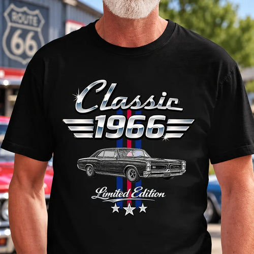 Personalized Classic Tee Custom Car Design Gift for Dad