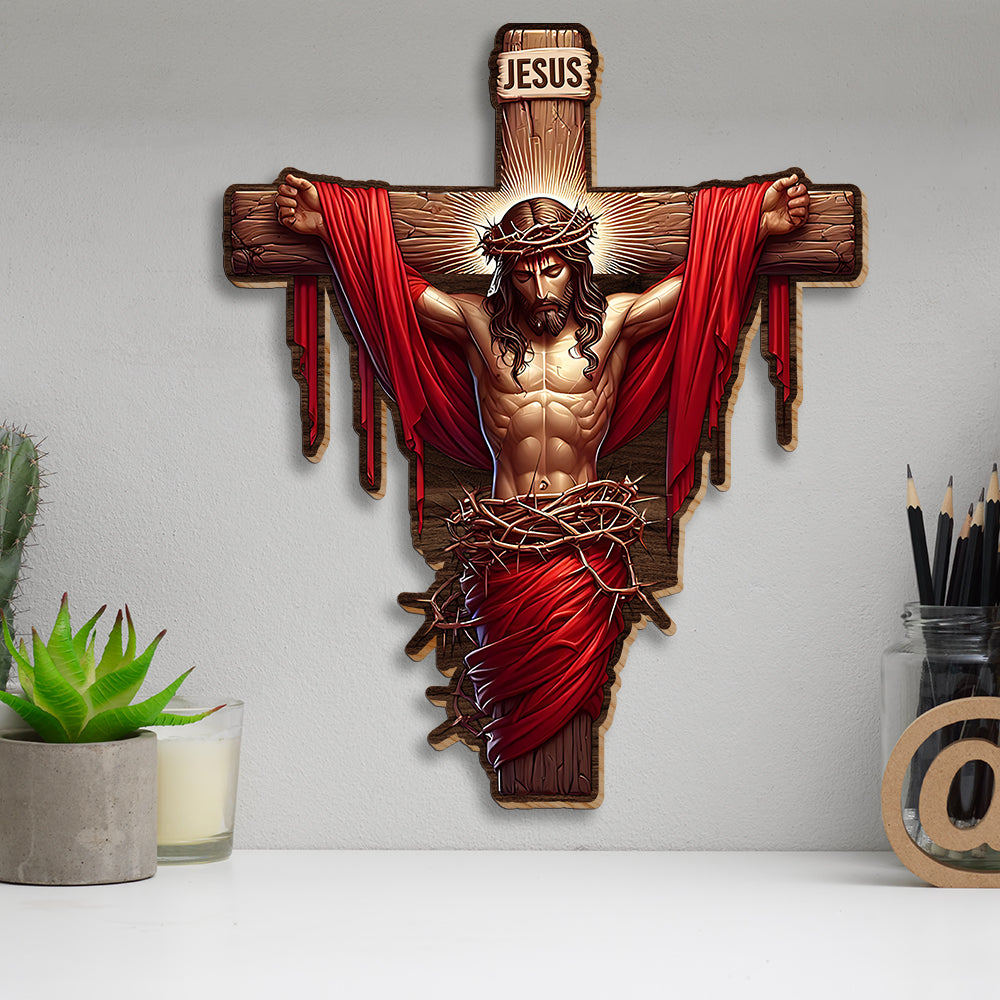Inspirational Jesus Wood Sign - A Meaningful Gift for Any Occasion Wood Sign PopCulturePrints