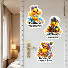Load image into Gallery viewer, Personalized Acrylic Magnet Custom Duck Humor Gift for Cruisers

