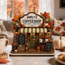 Load image into Gallery viewer, Personalized 2-Layer Wooden Plaque Coffee Shop Decor Gift for Family &amp; Friends
