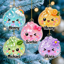 Load image into Gallery viewer, Personalized Dumpling Acrylic Ornament Unique Family Gift
