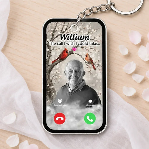 Personalized Acrylic Keychain Remembrance Gift for Loved Ones