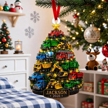 Load image into Gallery viewer, Personalized Acrylic Truck Ornament Christmas Gift for Child
