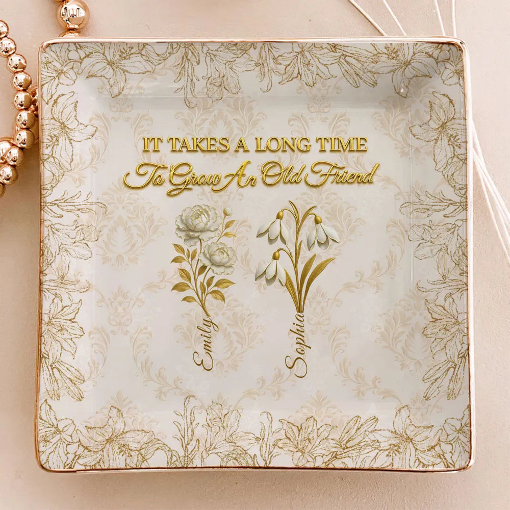 Personalized Friendship Ceramic Plate for Friends - Sentimental Keepsake Gift Jewelry MagicInPrints
