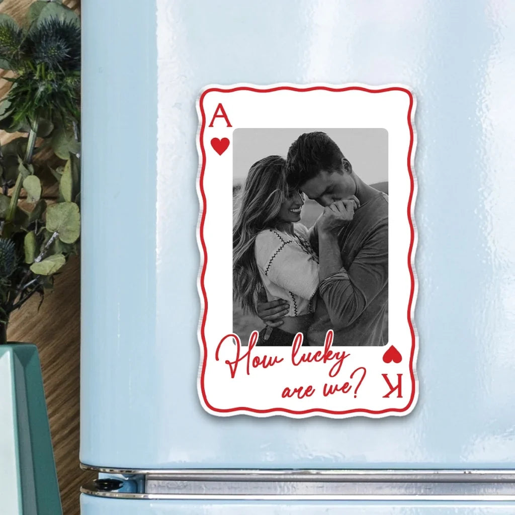Personalized Acrylic Magnet Romantic Embrace Gift for Couple